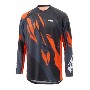 Maglia da motocross KTM Gravity-FX Air grigio-nero-arancio