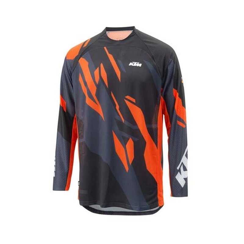Maglia da motocross KTM Gravity-FX Air grigio-nero-arancio