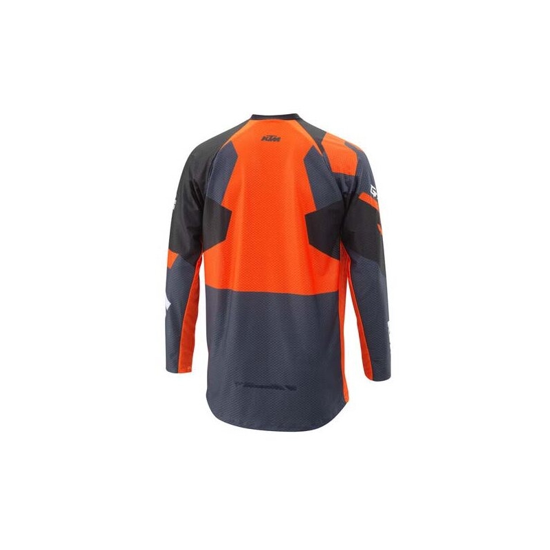 Maglia da motocross KTM Gravity-FX Air grigio-nero-arancio