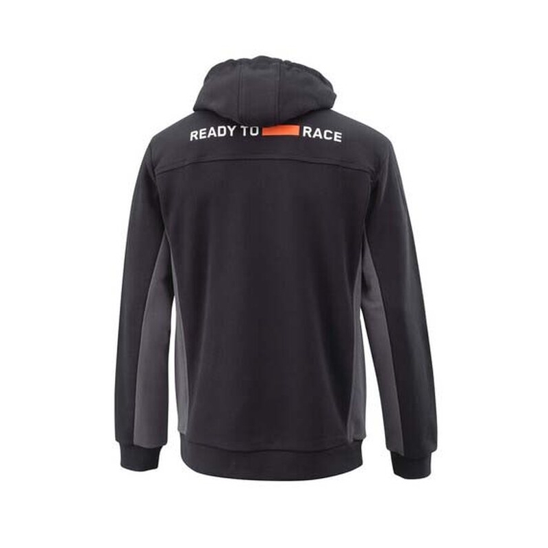 Felpa con cappuccio KTM nero-arancio