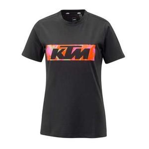 Maglietta KTM Camo da donna, nero Saldi