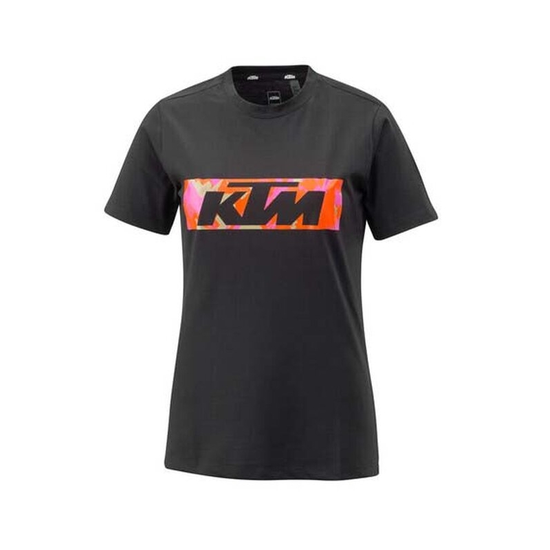 Maglietta KTM Camo da donna, nero Saldi