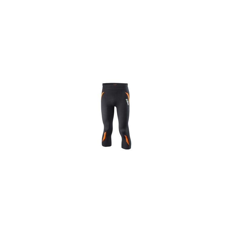 Pantaloni funzionali a 3/4 KTM Performance Summer nero-arancio Saldi