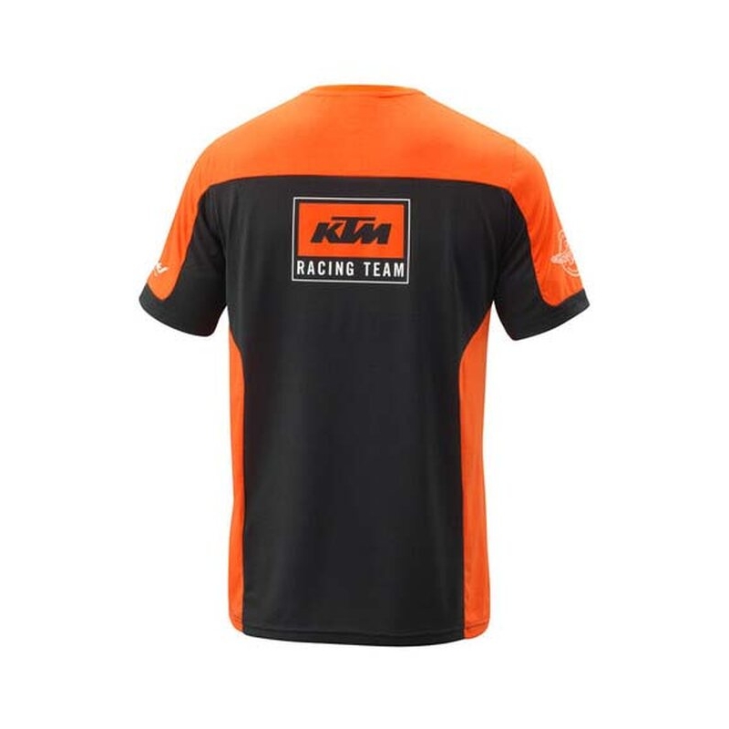 Maglietta KTM Team nero-arancio