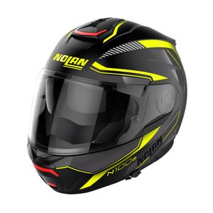 Nolan N100-6 Surveryor N-COM 22 nero-giallo casco moto flip-up