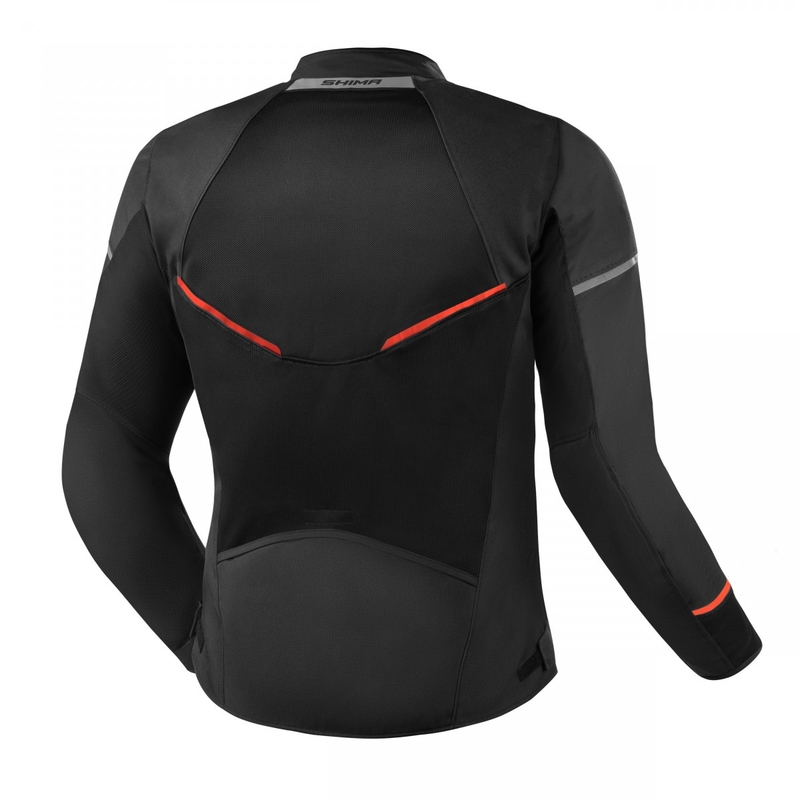 Giacca da moto Shima X-MESH 2.0 nero-rosso