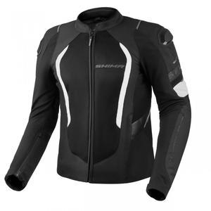 Giacca da moto Shima MESHPRO 2.0 bianco e nero