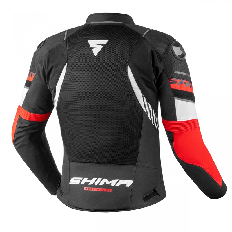 Giacca da moto Shima MESHPRO 2.0 nero-rosso