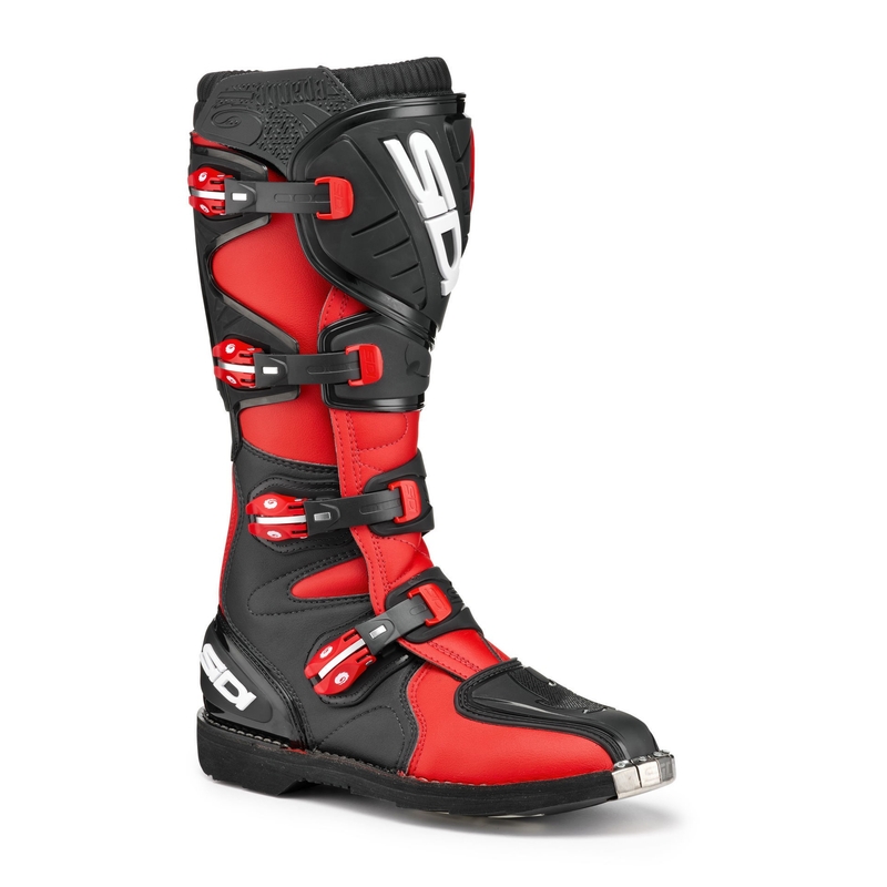 Stivali da moto SIDI AGUEDA nero-rosso