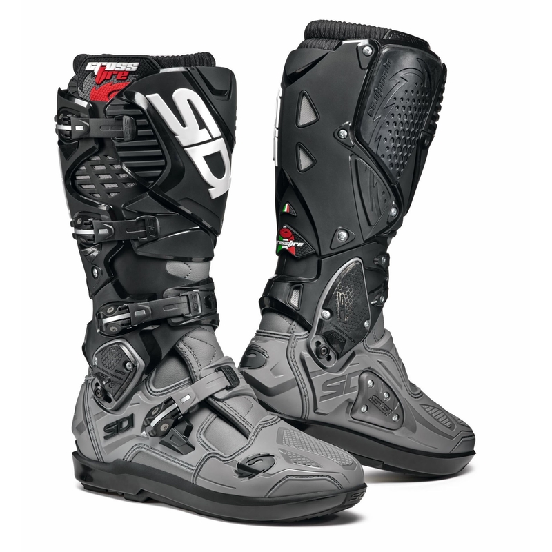 Stivali da moto SIDI CROSSFIRE 3 SRS grigio-nero