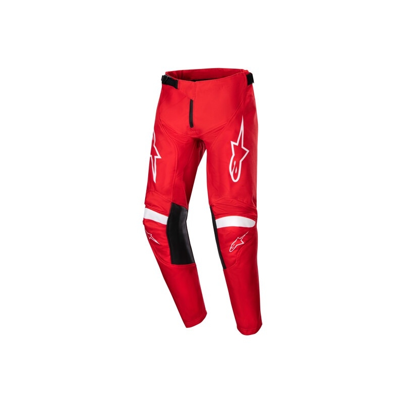 Alpinestars Racer Lurv 2024 Bambini Pantaloni da motocross Rosso e Bianco