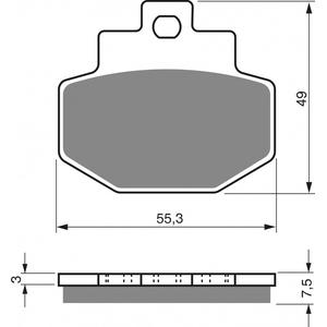 Brzdové destičky GOLDFREN S3