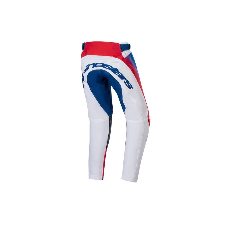 Alpinestars Racer Pneuma 2024 Bambini Pantaloni Motocross Bianco-Blu-Rosso