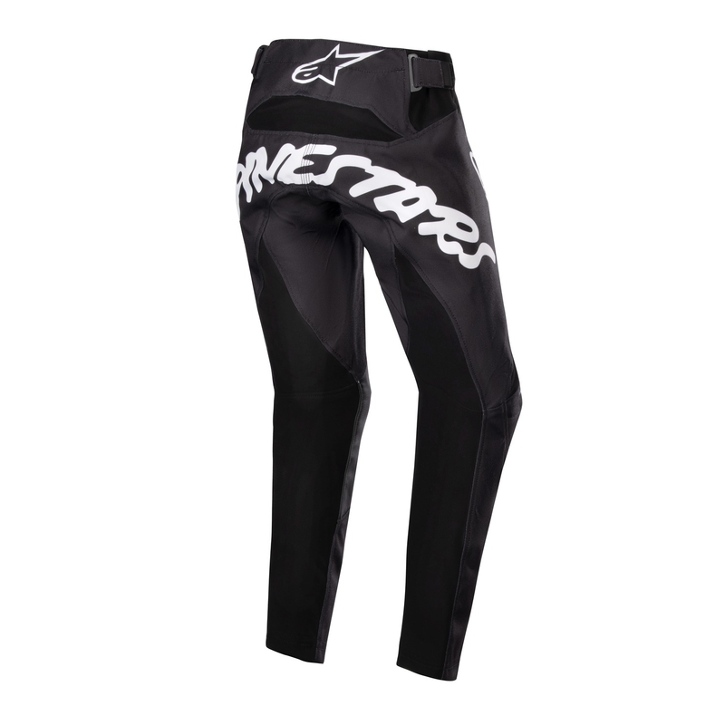 Dětské motokrosové kalhoty Alpinestars Racer Hana 2024 černo-bílé