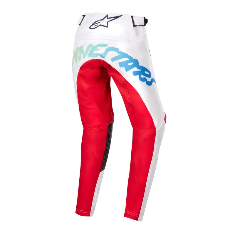 Alpinestars Racer Hana 2024 Bambini Pantaloni da Motocross Bianco e Colore