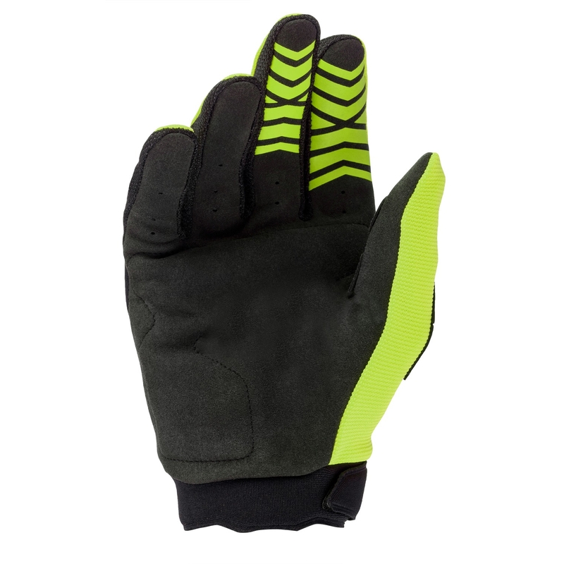 Guanti da motocross Alpinestars Full Bore Kids Giallo Fluo-Nero