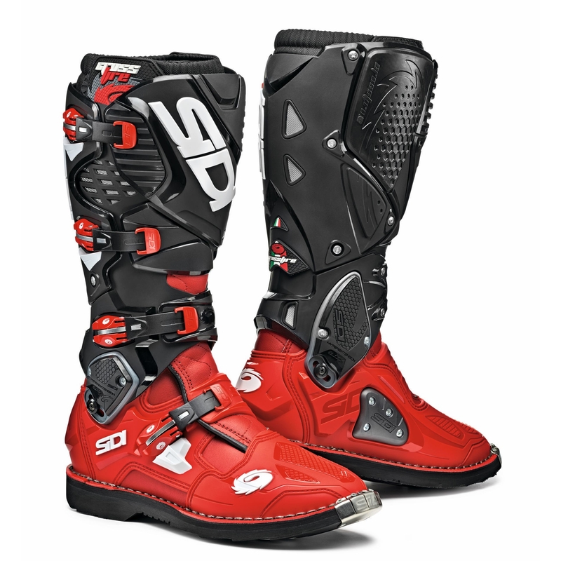 Stivali da moto SIDI CROSSFIRE 3 rosso-nero Saldi