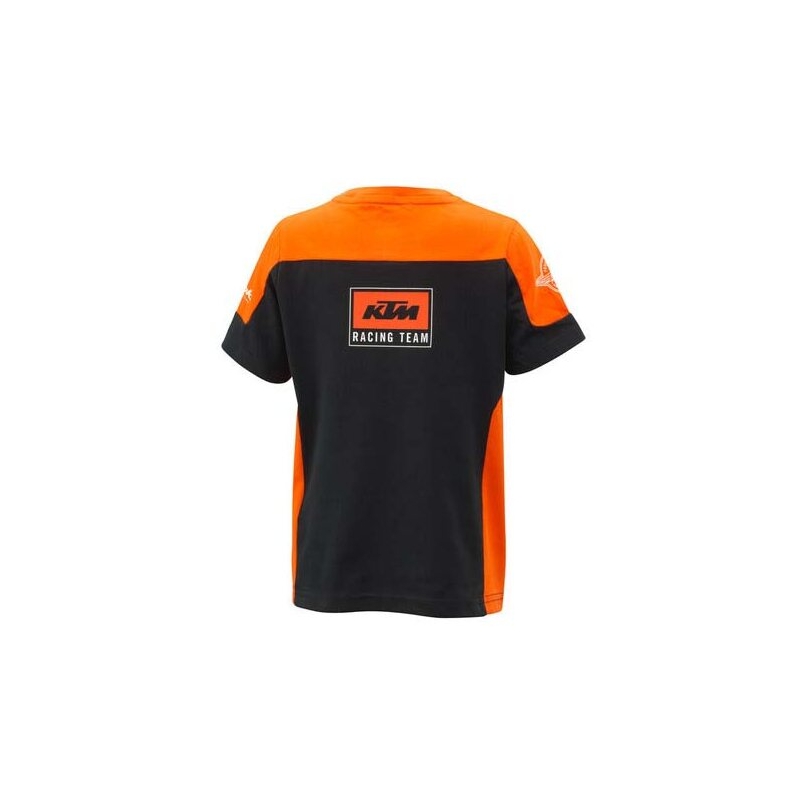 Maglietta da bambino KTM Team nero-arancio