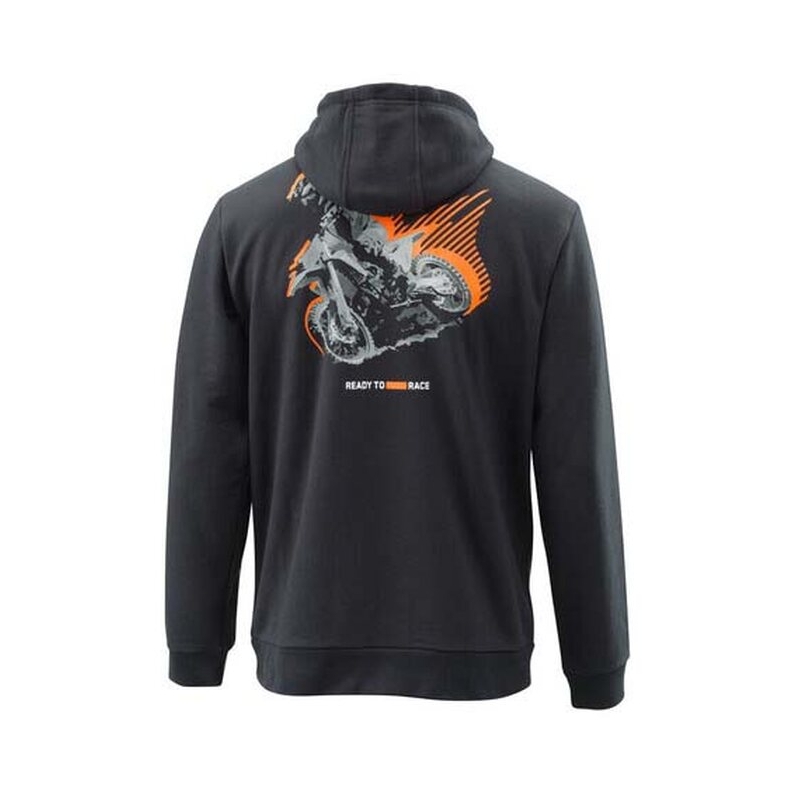 Felpa con cappuccio KTM MX nero Saldi