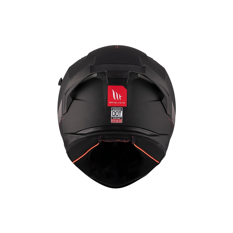 MT BRAKER SV SOLID A1 casco moto integrale nero lucido