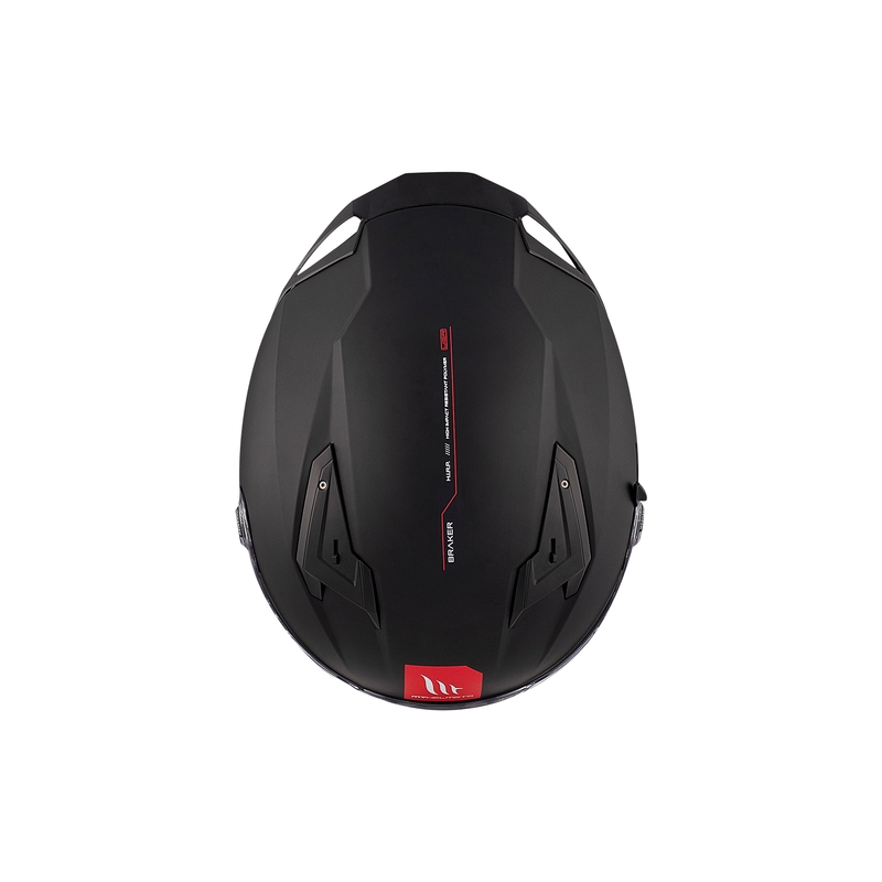 MT BRAKER SV SOLID A1 casco moto integrale nero lucido