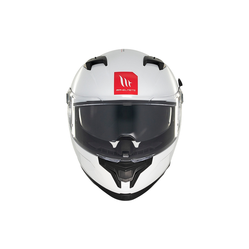 MT BRAKER SV SOLID A0 casco moto integrale bianco