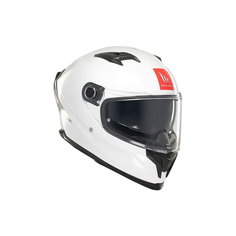 MT BRAKER SV SOLID A0 casco moto integrale bianco