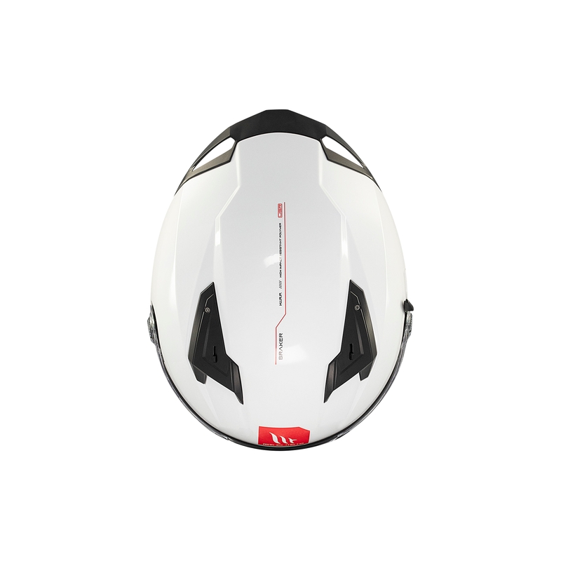 MT BRAKER SV SOLID A0 casco moto integrale bianco