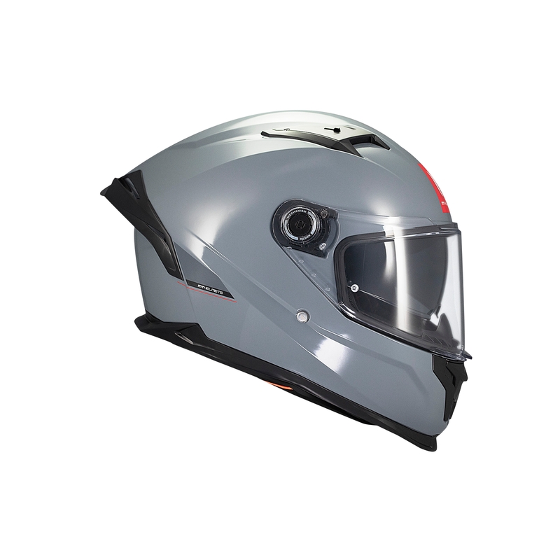 MT BRAKER SV SOLID A12 Casco moto integrale grigio