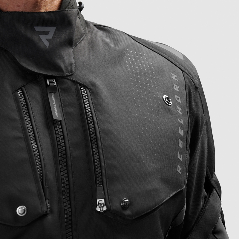 Giacca da moto Rebelhorn Hiker IV nera