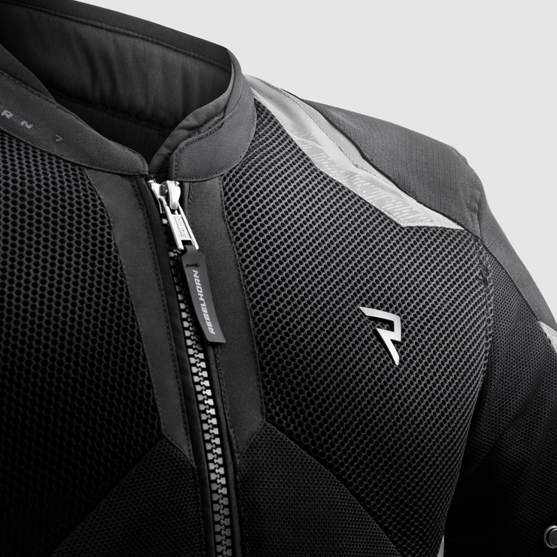 Giacca da moto Rebelhorn Jax nera e grigia