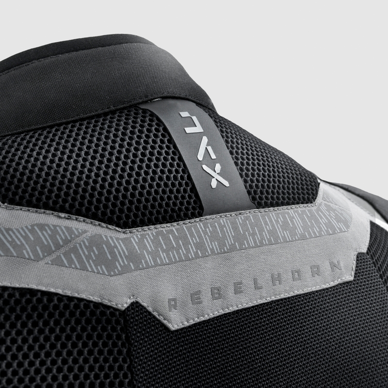 Giacca da moto Rebelhorn Jax nera e grigia