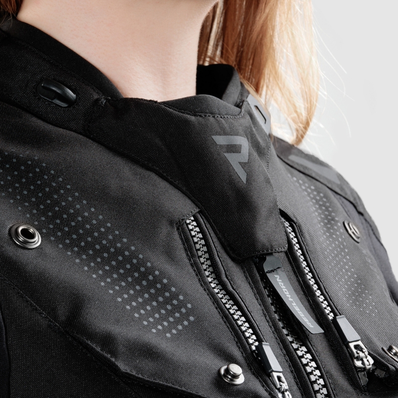 Giacca da motociclista da donna Rebelhorn Hiker IV nera