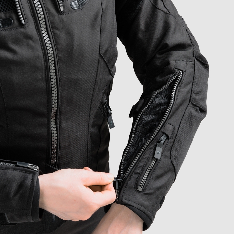 Giacca da motociclista da donna Rebelhorn Hiker IV nera