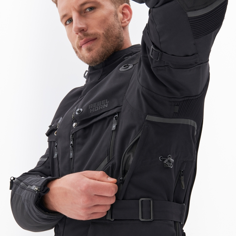 Giacca da moto Rebelhorn Range nera