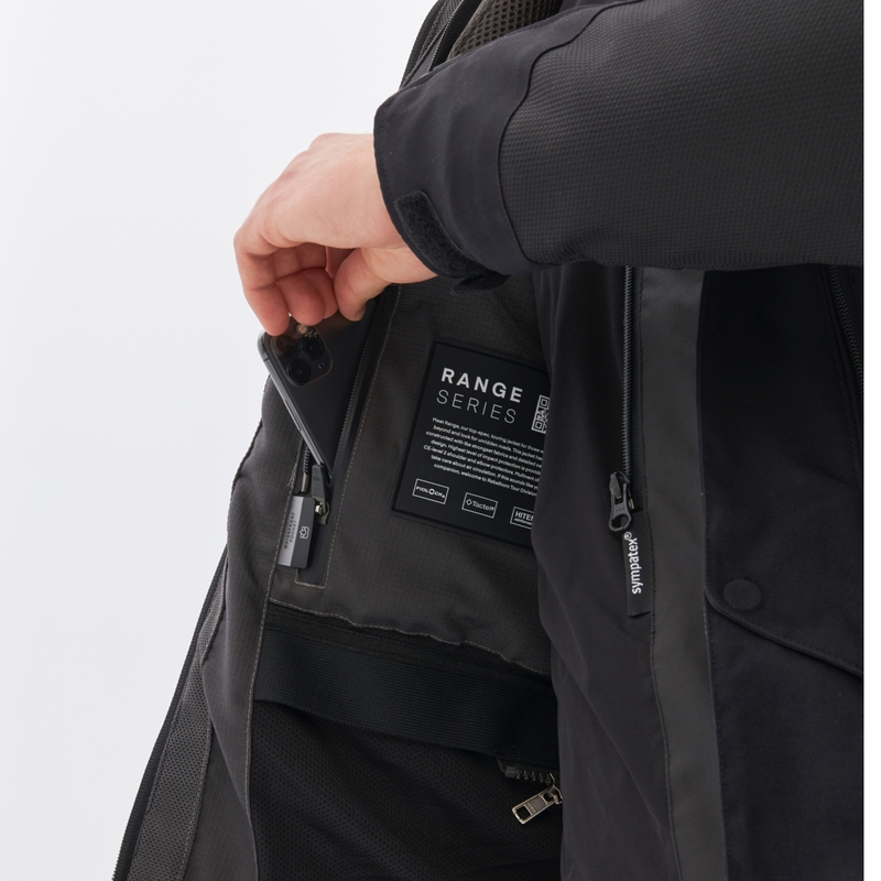 Giacca da moto Rebelhorn Range nera