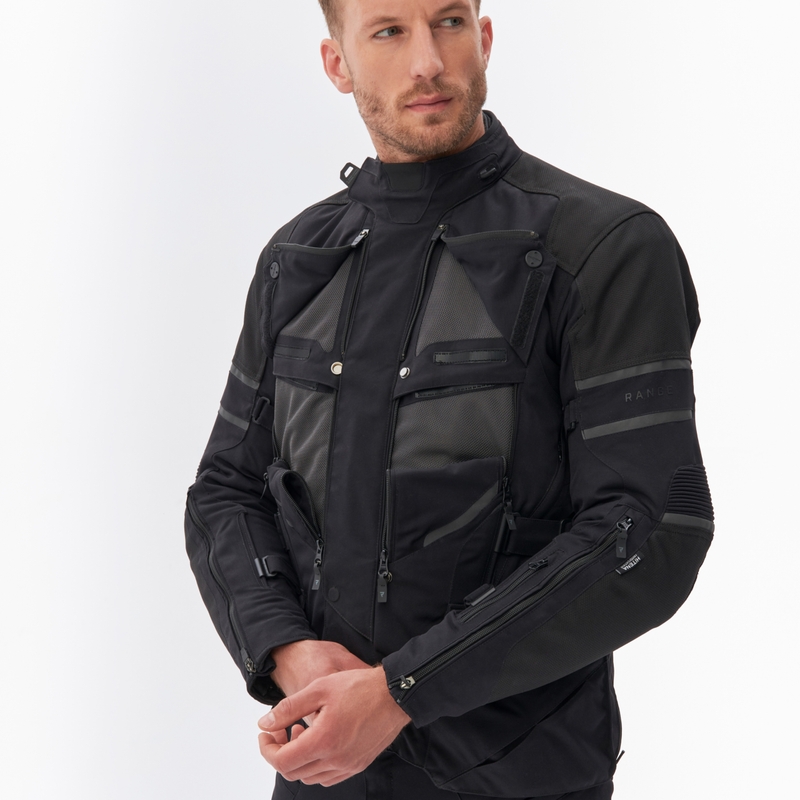Giacca da moto Rebelhorn Range nera