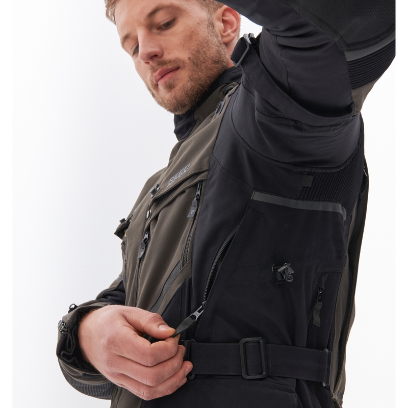 Giacca da moto Rebelhorn Range antracite-nero-giallo fluo