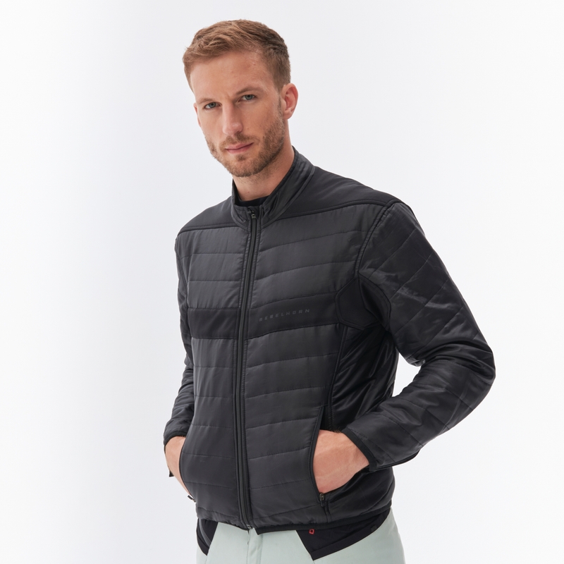 Giacca da moto Rebelhorn Range grigio-nero-rosso