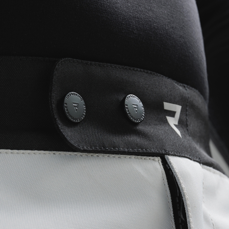 Pantaloni da moto Rebelhorn Cubby V neri-grigi