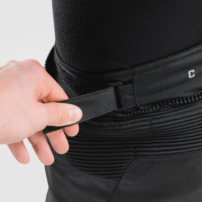 Pantaloni da moto Rebelhorn Cubby V neri-grigi