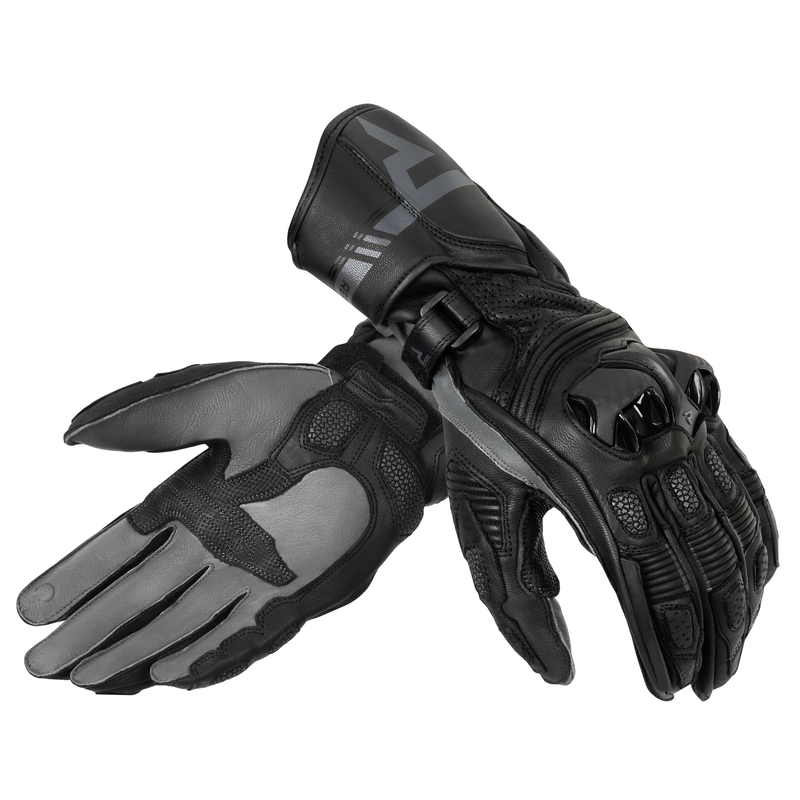 Guanti da moto Rebelhorn ST Long nero Saldi