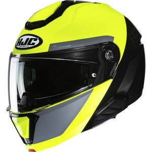 Casco ribaltabile HJC i91 Bina MC3H giallo-nero