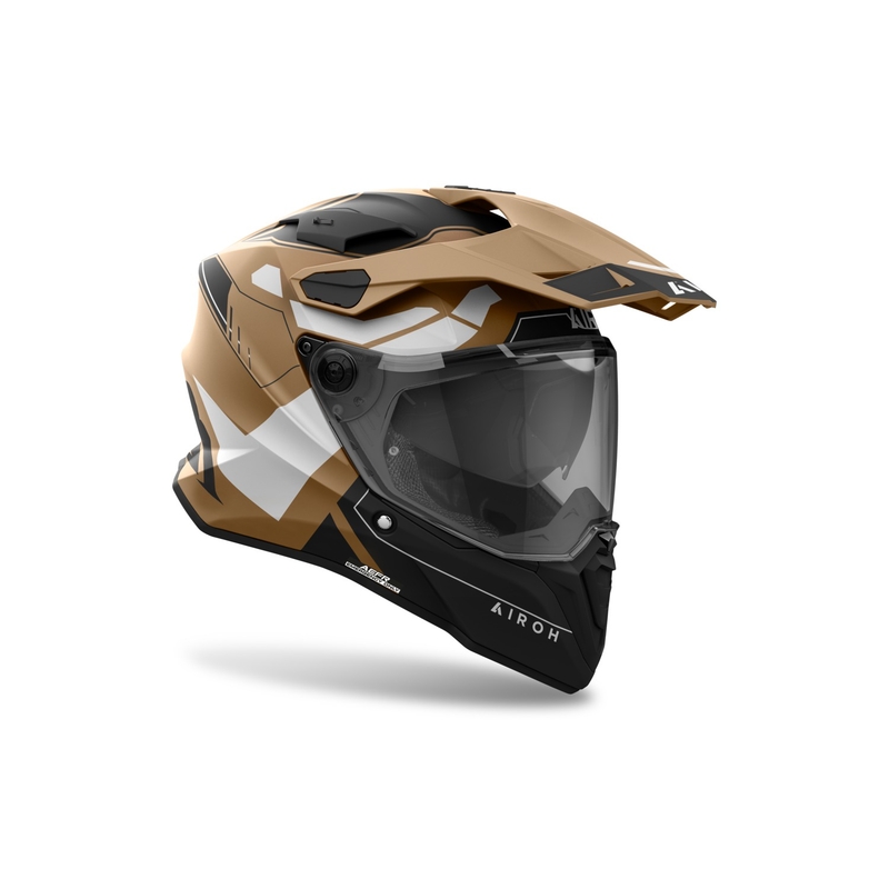 Casco Enduro Airoh Commander 2 Reveal Sabbia Opaca