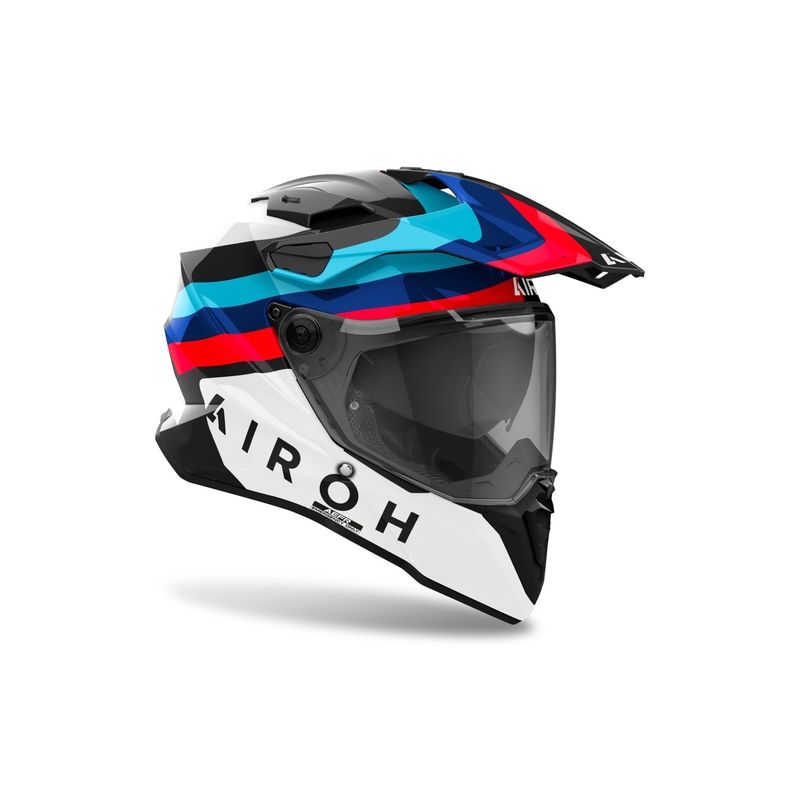 Casco Enduro Airoh Commander 2 Doom Nero Lucido