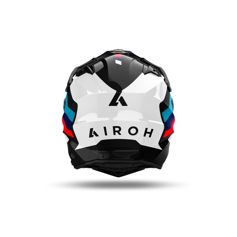 Casco Enduro Airoh Commander 2 Doom Nero Lucido