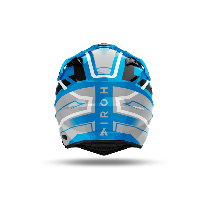 Casco enduro Airoh Commander 2 Mavick blu lucido