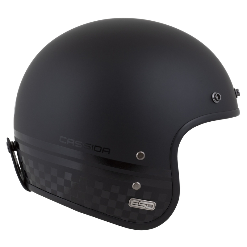 Casco aperto Cassida Eso Forty Nine nero opaco