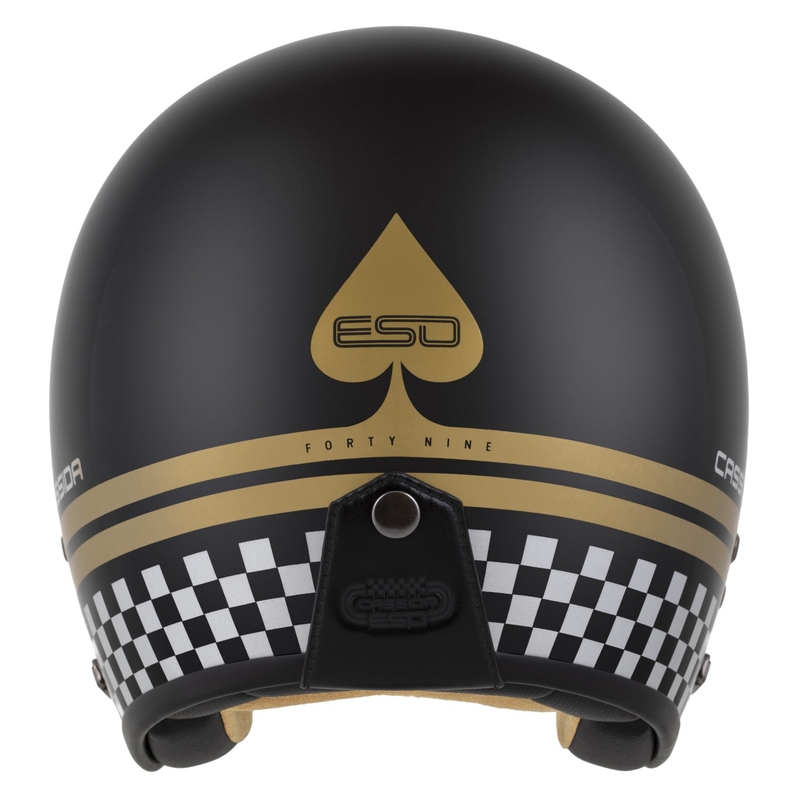 Casco Jet Cassida Eso Forty Nine Nero Perla-Oro-Grigio