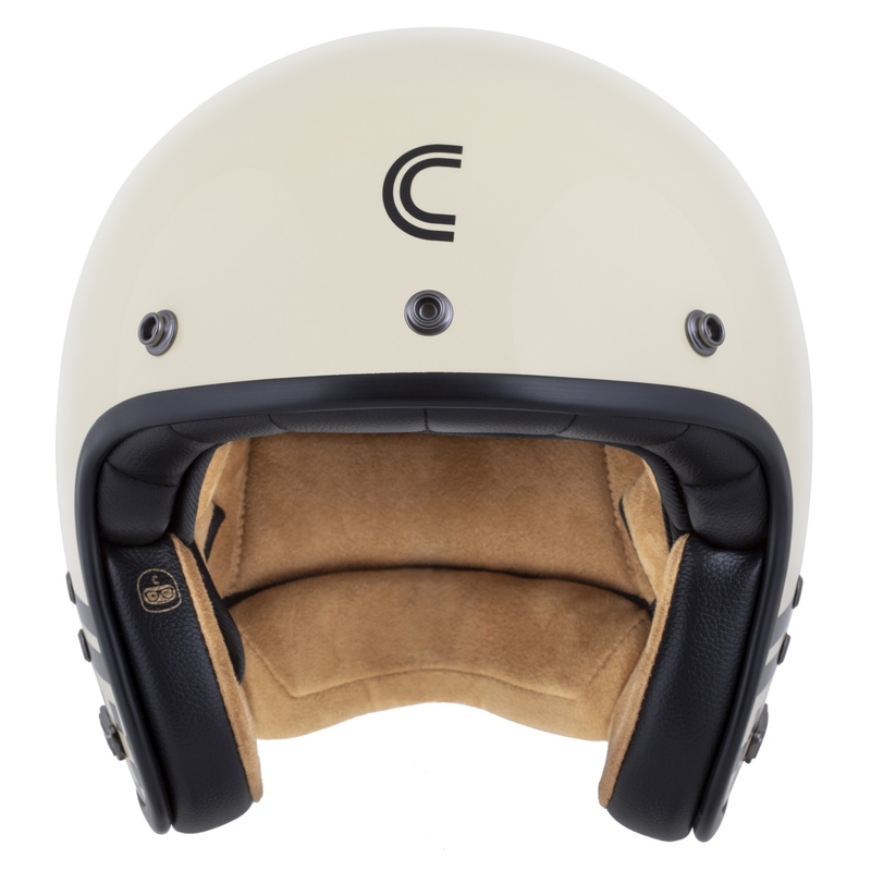 Casco aperto Cassida Eso Forty Nine crema-nero